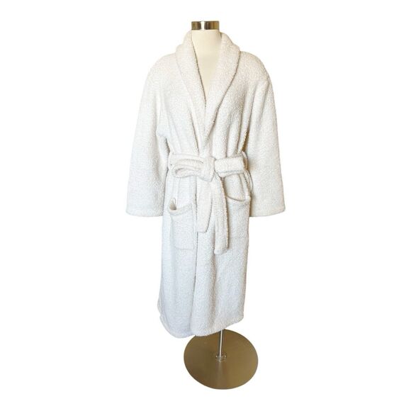 Barefoot Dreams Other - Barefoot Dreams Small Size 1 Small Cozychic Short Hooded Bath Robe White